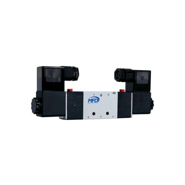 Bimba Mfg Co Bimba-Mead Pilot Solenoid Valve M4V420-15-24VDC, 5 Port, 2 Pos, Double, 1/2" NPT, 24VDC, Cv=2.79 M4V420-15-24VDC - main